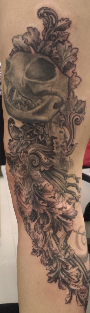 Pattern work - Realism - Dot work - Black & Grey.