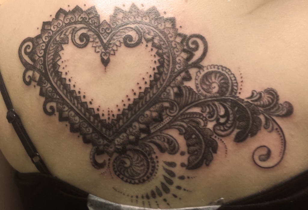 Pattern work - Realism - Dot work - Black & Grey.