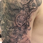 Pattern work - Realism - Dot work - Black & Grey.