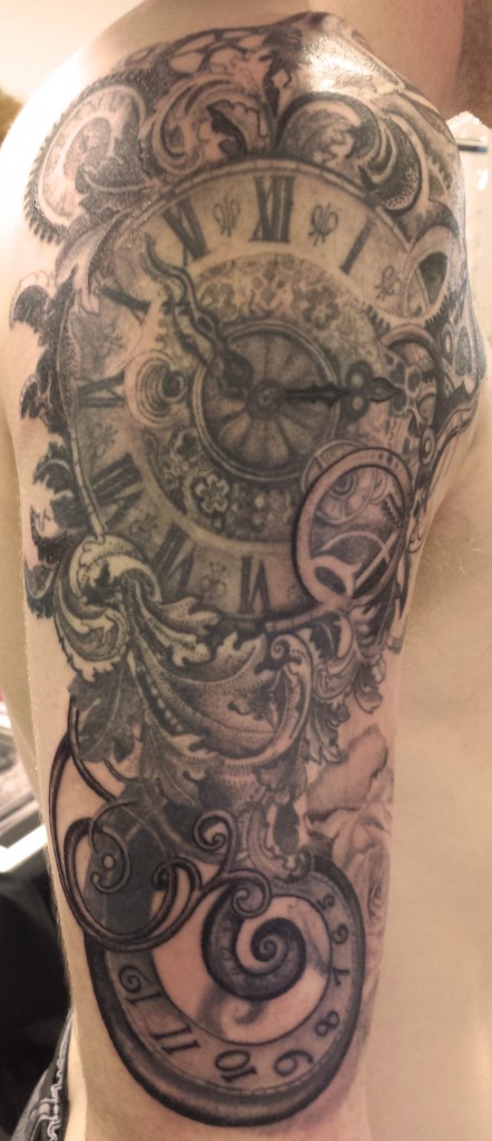 Pattern work - Realism - Dot work - Black & Grey.