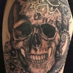 Pattern work - Realism - Dot work - Black & Grey.