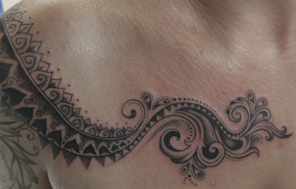 Pattern work - Realism - Dot work - Black & Grey.