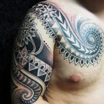 Pattern work - Realism - Dot work - Black & Grey.