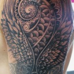 Pattern work - Realism - Dot work - Black & Grey.