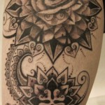 Pattern work - Realism - Dot work - Black & Grey.