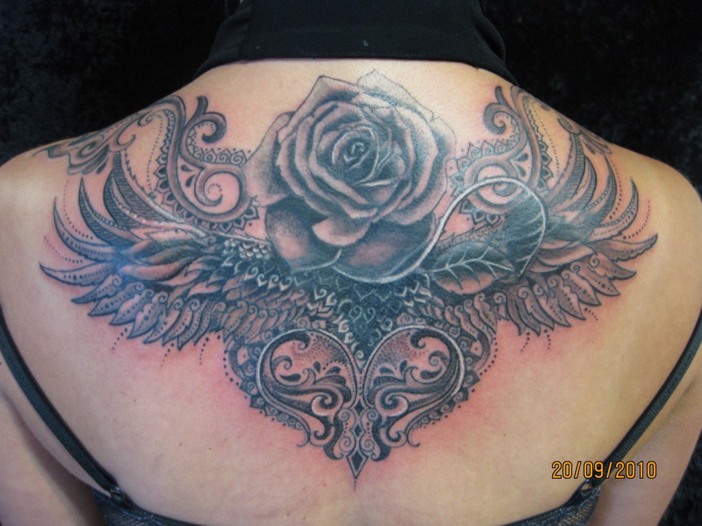 Pattern work - Realism - Dot work - Black & Grey.