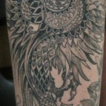 Pattern work - Realism - Dot work - Black & Grey.