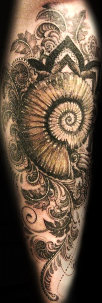 Pattern work - Realism - Dot work - Black & Grey.