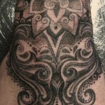 Pattern work - Realism - Dot work - Black & Grey.