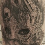 Pattern work - Realism - Dot work - Black & Grey.