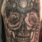 Pattern work - Realism - Dot work - Black & Grey.