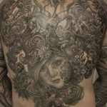 face and nymphs back piece