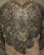 face and nymphs back piece