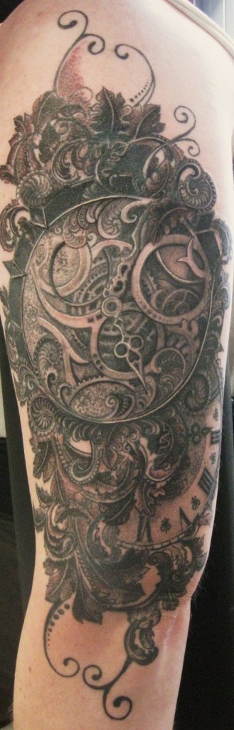 Pattern work - Realism - Dot work - Black & Grey.