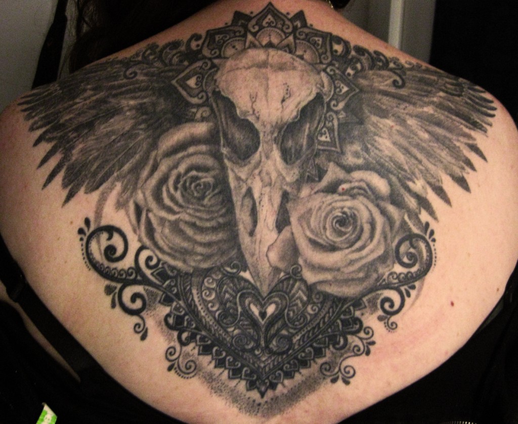 Pattern work - Realism - Dot work - Black & Grey.