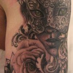 Pattern work - Realism - Dot work - Black & Grey.