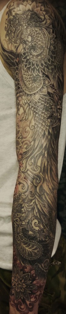 Pattern work - Realism - Dot work - Black & Grey.